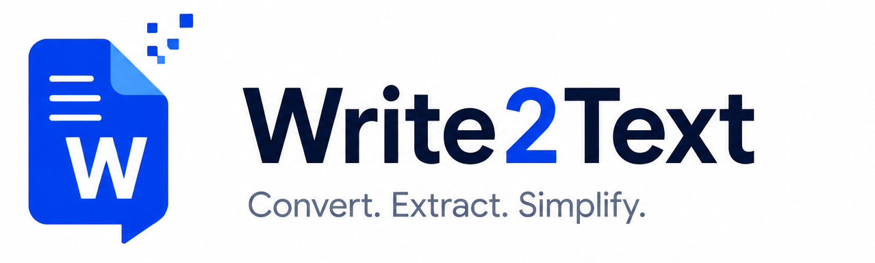 Write2Text